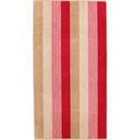 Cawö Cawö Coast Handdoek rot/natur 50/100 Cawö Cawö Coast Handdoek rot/natur 50/100