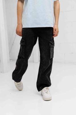 Raizzed Hanoi Cargo Jeans Kids Zwart - Maat 164 - Kleur: Zwart | Soccerfanshop