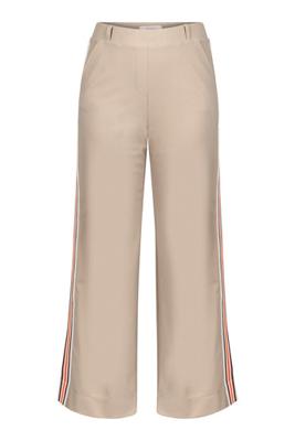 Trainer bonded tape trousers - latte - 13504