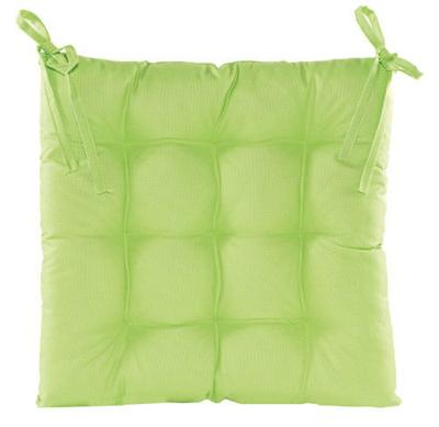 Stoelkussen gewatteerd 38x38cm groen - Annas collection