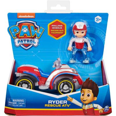 Paw Patrol - Ryder met Rescue ATV Speelgoedvoertuig