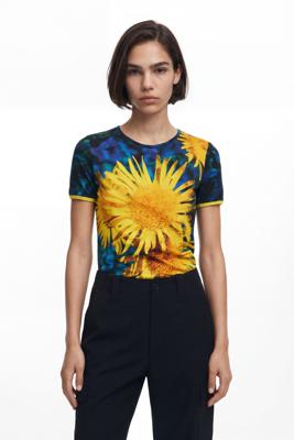 Zonnebloem T-shirt - BLUE - S