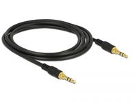 DeLOCK 85549 2m 3.5mm 3.5mm Zwart audio kabel - thumbnail