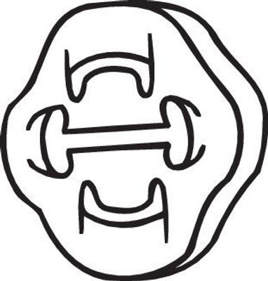 Rubberstrip, uitlaatsysteem 255853