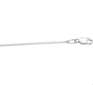 TFT Zilveren Ketting Slang Achtzijdig 1,0 mm x 45 cm