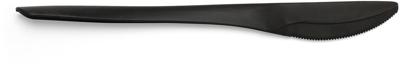 Conpax Folia mes, herbruikbaar, uit CPLA, 19 cm, zwart, pak van 50 stuks
