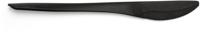 Conpax Folia mes, herbruikbaar, uit CPLA, 19 cm, zwart, pak van 50 stuks