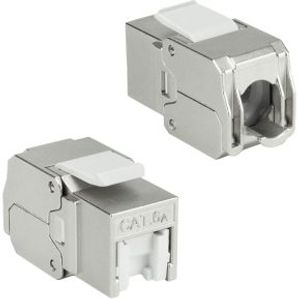 ACT Keystone Jack RJ45 CAT6A Shielded toolless met shutter