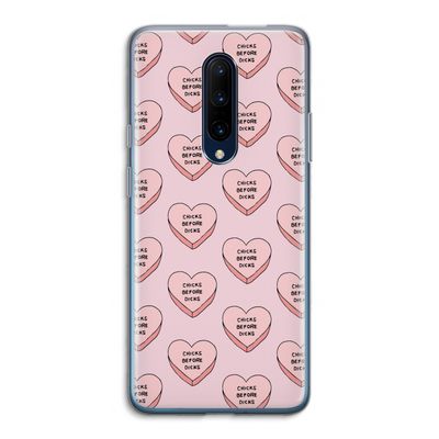 Chicks before dicks: OnePlus 7 Pro Transparant Hoesje