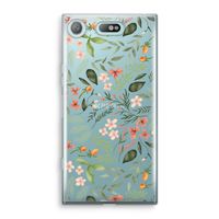 Sweet little flowers: Sony Xperia XZ1 Compact Transparant Hoesje - thumbnail