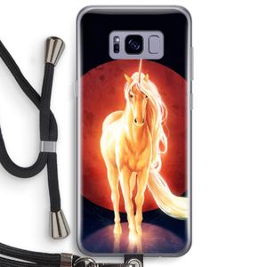 Last Unicorn: Samsung Galaxy S8 Plus Transparant Hoesje met koord