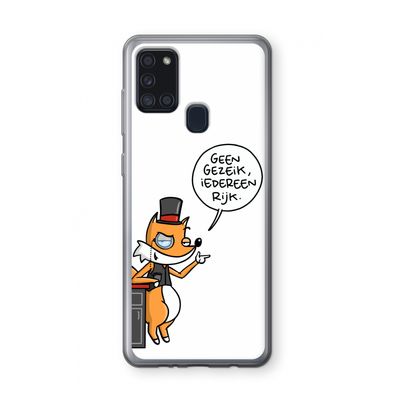 Geen Gezeik: Samsung Galaxy A21s Transparant Hoesje