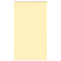 VidaXL Rolgordijn verduisterend 125x210 cm stofbreedte 121,6 cm geel