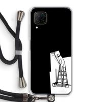 Musketon Painter: Huawei P40 Lite Transparant Hoesje met koord