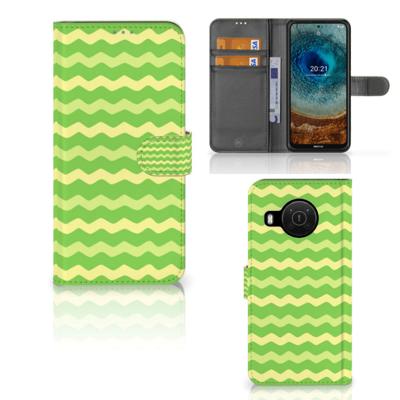 Nokia X10 | Nokia X20 | Telefoon Hoesje | Waves Green