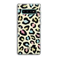 Leopard pattern: Samsung Galaxy S10 Plus Transparant Hoesje Leopard pattern: Samsung Galaxy S10 Plus Transparant Hoesje