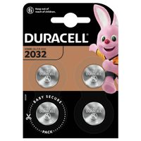 Duracell CR2032 knoopcelbatterijen 4 stuks - thumbnail