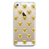 Leeuwenkoppen: iPhone 5 / 5S / SE Transparant Hoesje