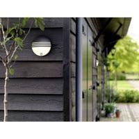 Philips LED Yarrow 172973016 Buitenlamp met bewegingsmelder (wand) LED LED vast ingebouwd 6 W Zwart