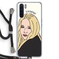 Mary Kate: Oppo A91 Transparant Hoesje met koord