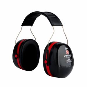 3M PELTOR™ Optime™ III H540A Oorkap gehoorbescherming zwart/rood 34dB - OPT3BK