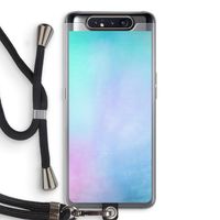 mist pastel: Samsung Galaxy A80 Transparant Hoesje met koord
