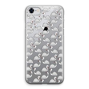 Zwanen: iPhone 8 Transparant Hoesje