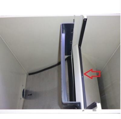 Afsluitprofiel t.b.v. vlotterschuif Midisieve / Ultrasieve 2 & 3