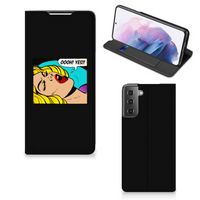 Samsung Galaxy S21 Plus Hippe Standcase Popart Oh Yes - thumbnail