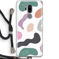 Memphis Shapes: LG G7 Thinq Transparant Hoesje met koord