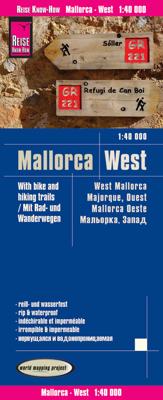 Wandelkaart - Fietskaart - Wegenkaart - landkaart Mallorca West | Reise Know-How Verlag