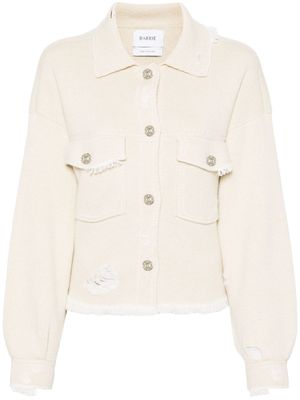 Barrie veste en jean à franges - Tons neutres