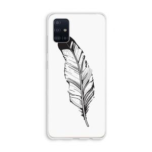 Pluim: Galaxy A51 4G Transparant Hoesje