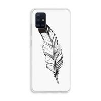 Pluim: Galaxy A51 4G Transparant Hoesje