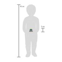 Small Foot - houten lettertrein polar - wagon blauw groen - 12 stuks