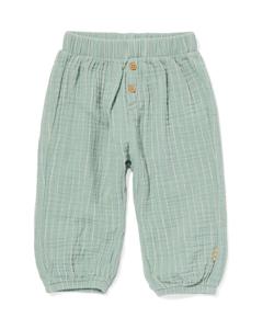 HEMA Newborn Broek Mousseline Groen (groen)