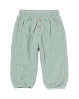 HEMA Newborn Broek Mousseline Groen (groen)