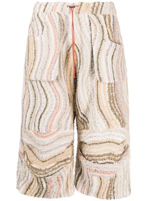 VITELLI pantalon court en maille - Tons neutres