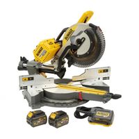 DeWalt DHS780T2A 2x54v XR Flerxvolt 305mm Afkort- en Verstekzaag met 2x 54V Accu, Snellader  - DHS780T2A-QW