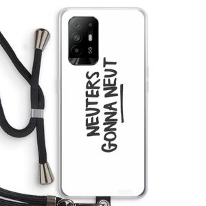 Neuters: Oppo A94 5G Transparant Hoesje met koord