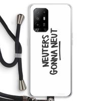 Neuters: Oppo A94 5G Transparant Hoesje met koord
