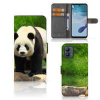Motorola Moto G53 Telefoonhoesje met Pasjes Panda