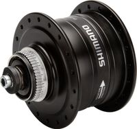 Shimano dh-3d37-qr naafdynamo 32g uitval disc 6v/3 watt zwart