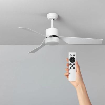 Plafondventilator wit &apos;Minimal&apos; PRO groot LED modern 132cm