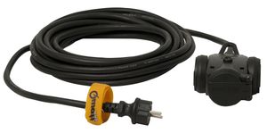 QwattPro Hangkoppeling 3xRA 25m 3G2,5 H07RN-F - 2571006 - 2571006