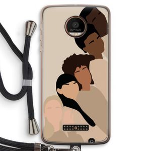Sweet creatures: Motorola Moto Z Force Transparant Hoesje met koord