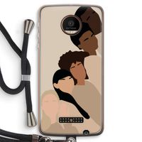 Sweet creatures: Motorola Moto Z Force Transparant Hoesje met koord