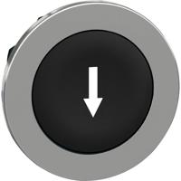 Schneider Electric ZB4FA335 ZB4FA335 Plat, Terugstelbaar (Ø) 30.5 mm ↓ Chroom, Zwart 1 stuk(s)