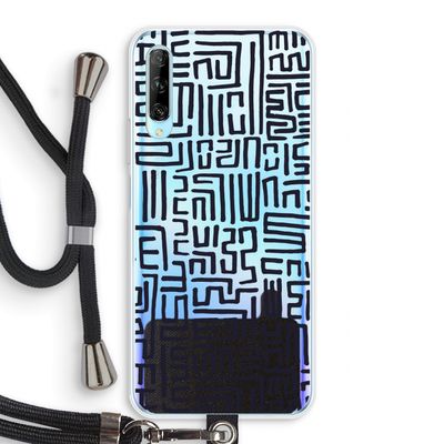 Moroccan Print: Huawei P Smart Pro Transparant Hoesje met koord