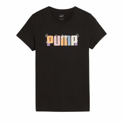 Dames-T-Shirt met Korte Mouwen Puma Essential+ Graphic - Maat: L